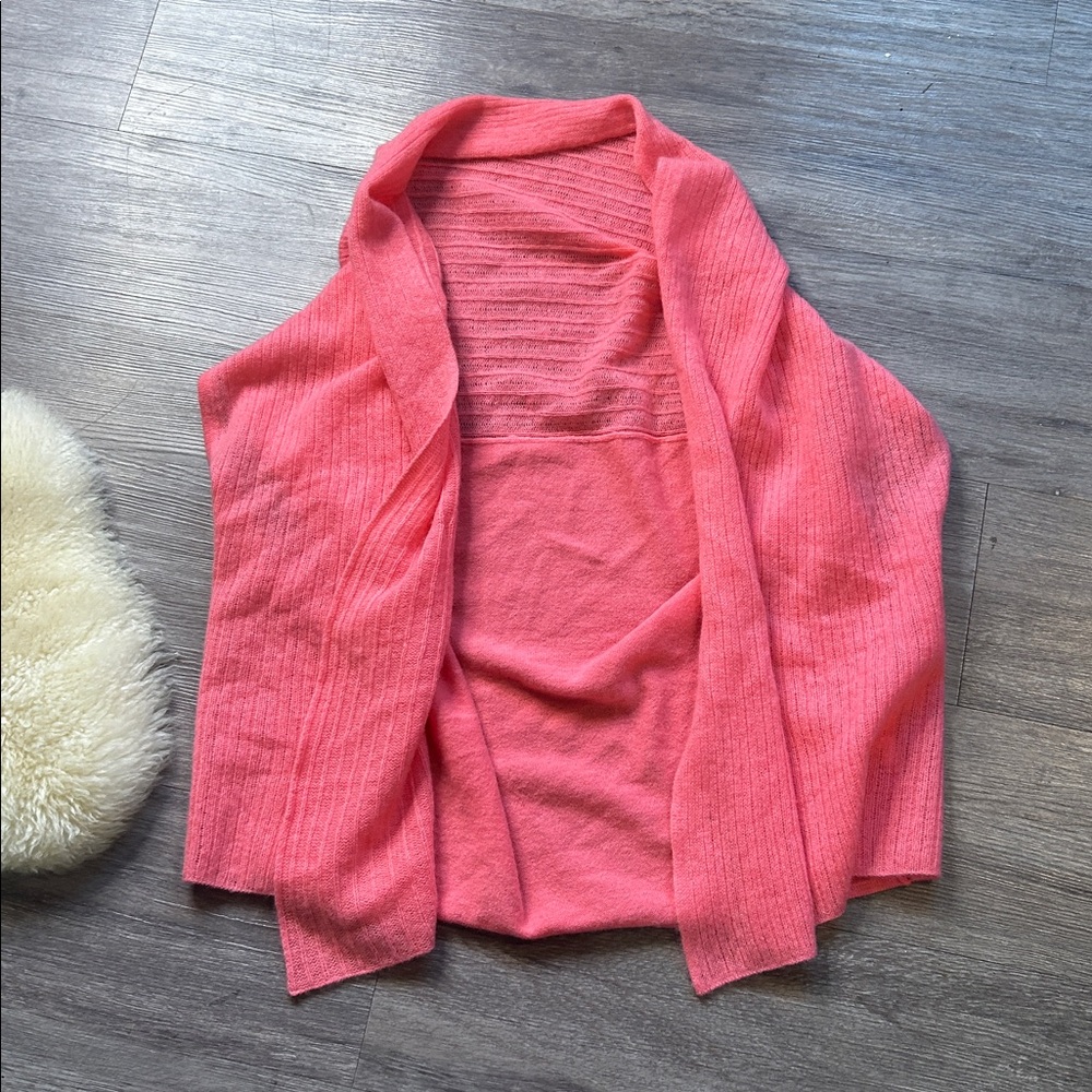 Ovcio pink Cashmere Sleeveless Effortless Vest OS Nwots